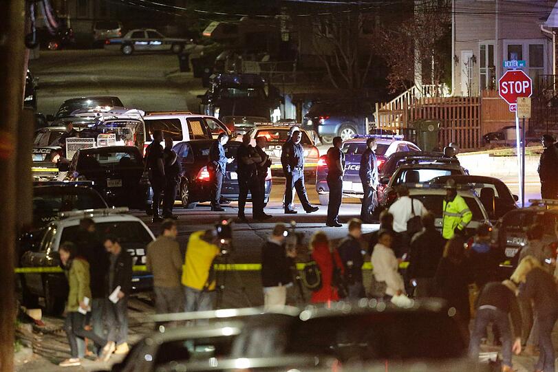 Bilder vom Polizeieinsatz in Watertown