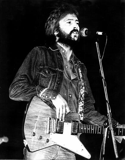Eric Clapton spielte 1974 erstmals in München Eric Clapton spielte 1974 erstmals in München