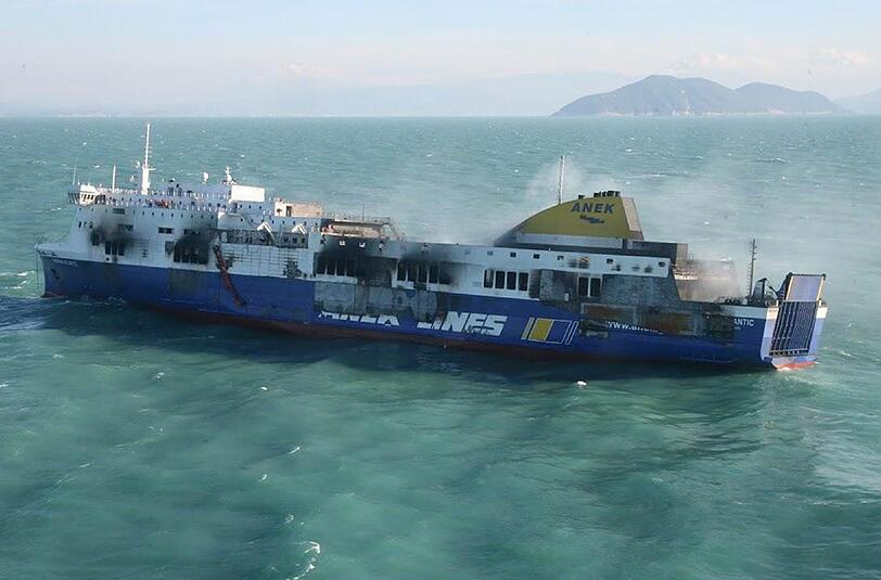 Die havarierte "Norman Atlantic"
