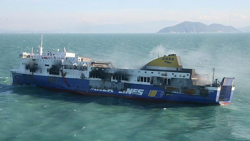 Die havarierte "Norman Atlantic" Die havarierte "Norman Atlantic"