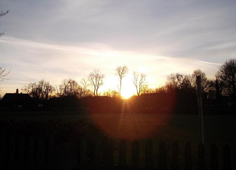 Zum Sonnenaufgang an die Isar