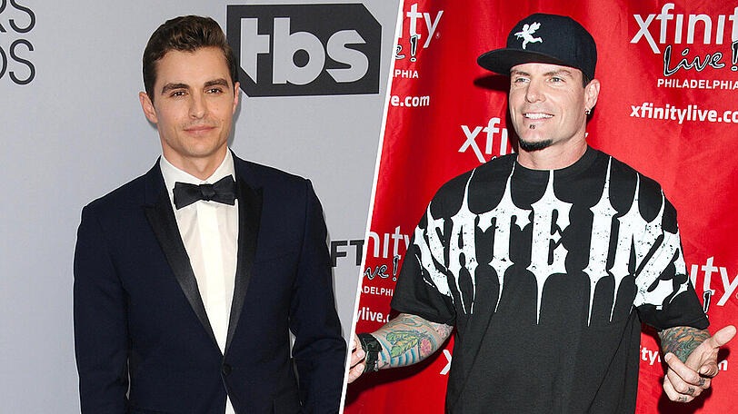 Dave Franco (l.) schlüpft bald in die Rolle von Rapper Vanilla Ice.