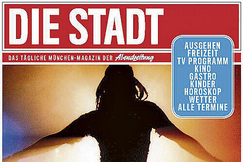 Ein tägliches Magazin in der AZ: Ausschnitt aus der Titelseite von "Die Stadt"