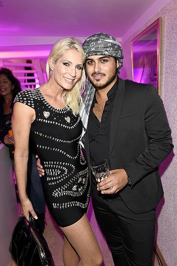 Frisch verliebt: Sarah Kern und Armand.