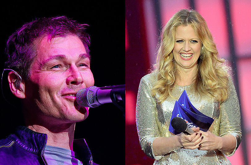 Morten Harket wollte sich vor einer Gala die Wimperntusche von Barabara Schöneberger ausleihen