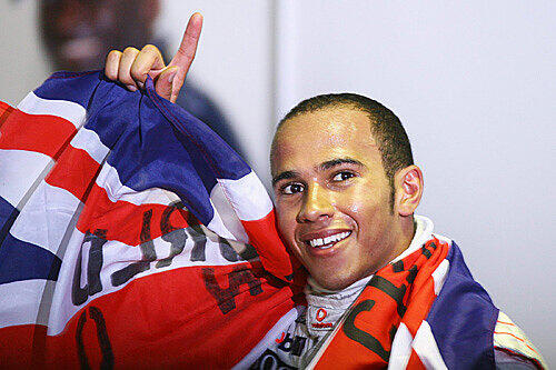 Lewis Hamilton kommt gut an.