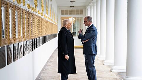 Verh&auml;ltnis zwischen Trump und Merz verschlechtert sich. (Archivbild)