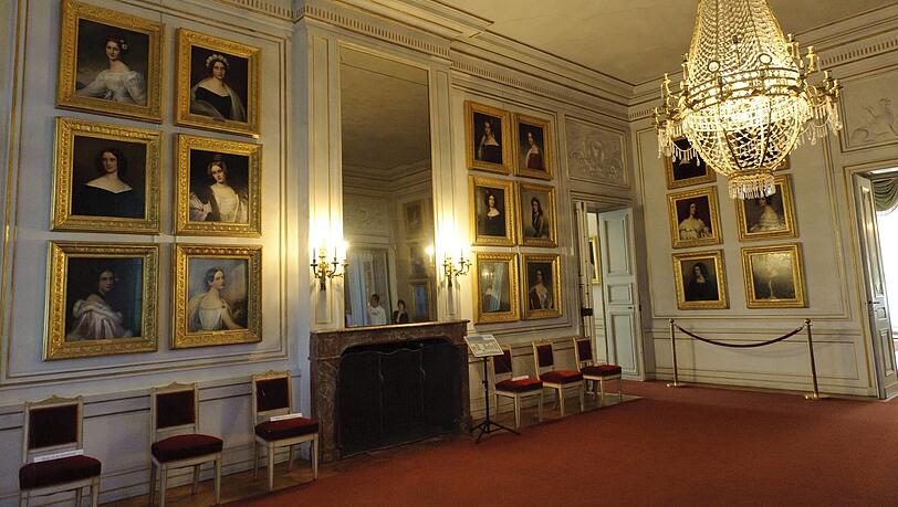 Die Schönheitengalerie im Schloss Nymphenburg. Die Schönheitengalerie im Schloss Nymphenburg.