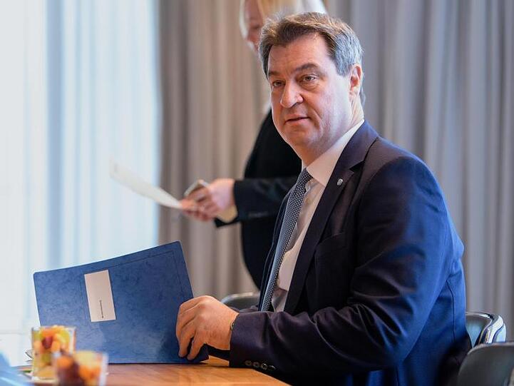 Markus Söder (CSU), Ministerpräsident von Bayern, ruft gemäßigte Afd-Mitglieder zum Austritt aus ihrer Partei auf. Foto: M. Balk/Archiv