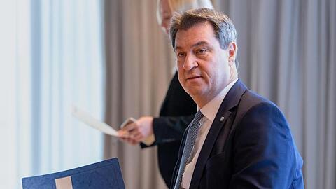 Markus Söder (CSU), Ministerpräsident von Bayern, ruft gemäßigte Afd-Mitglieder zum Austritt aus ihrer Partei auf. Foto: M. Balk/Archiv