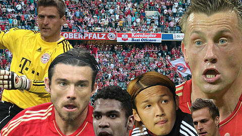Diese sechs Spieler verlassen den FC Bayern.