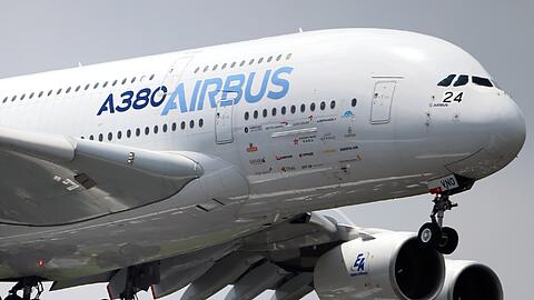 Eine Air-France-Maschine des Typs A380 musste nach dem Start in Paris wieder umkehren.