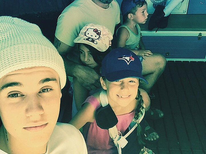 Justin Bieber verbringt Zeit mit seinen Liebsten