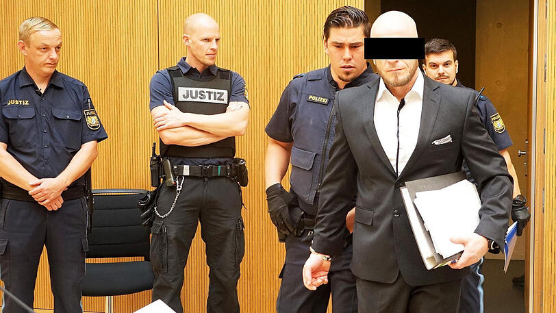 Robert P. beim Prozessauftakt.