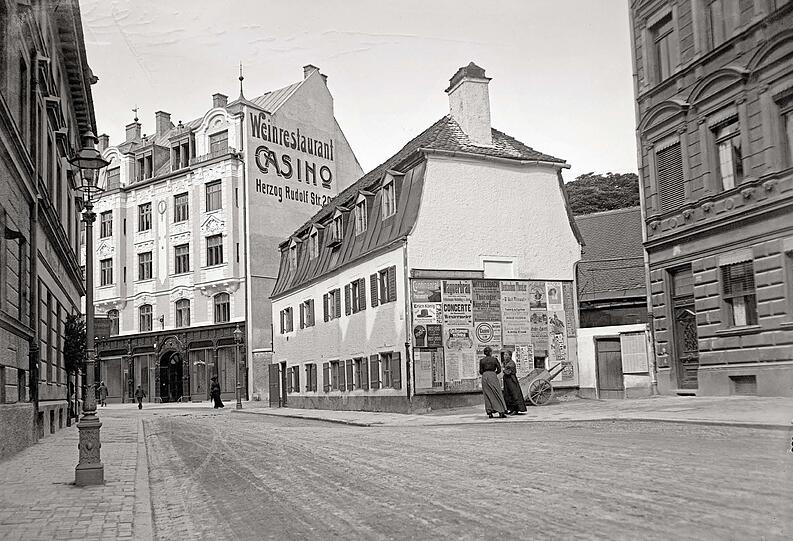 Ein historisches Gärtnerhaus an der heutigen Seitzstraße.