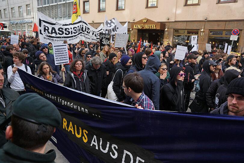 Demo gegen Nazi-Terror - die Bilder